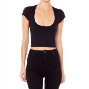 Are you am I Daisy tee in black, Mediun